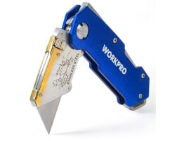 Складной нож с быстрой заменой лезвия WORKPRO W011005