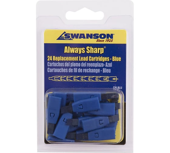 Грифели для карандаша Always Sharp, синие Swanson М00008601 1