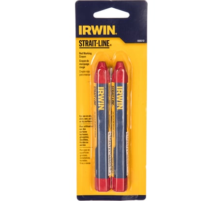 Разметочный красный карандаш-мелок 2ШТ Irwin 666012