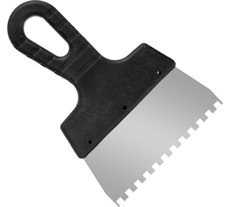 Фасадный зубчатый шпатель (150 мм, зуб.6x6 мм) РемоКолор Мастер 12-7-150