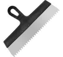 Фасадный зубчатый шпатель (350 мм, зуб.6x6 мм) РемоКолор Мастер 12-7-350