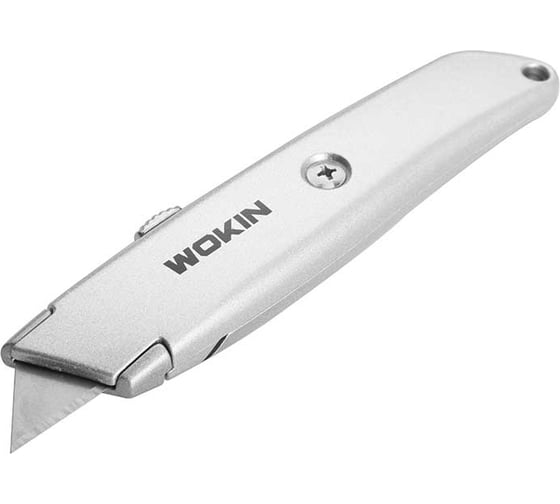 Нож Wokin трапециевидный, алюминиевый корпус, 61x19 мм 1352755