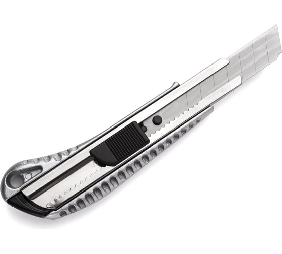 Нож, алюминиевый корпус 18мм AV Steel AV-900718