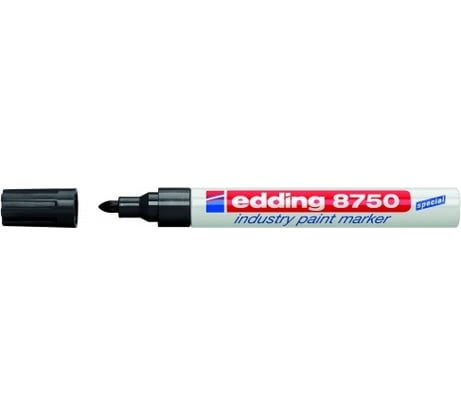 Маркер для промышленной графики 2-4мм, черный Edding E-8750#1