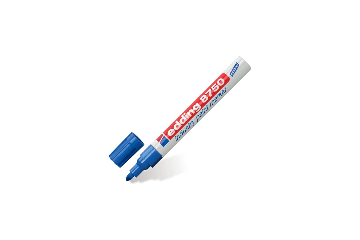 Маркер для промышленной графики 2-4мм, синий Edding E-8750#3 - выгодная ...
