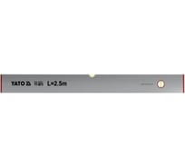Правило-уровень YATO 2-х глазковый, 2500 мм YT-3073