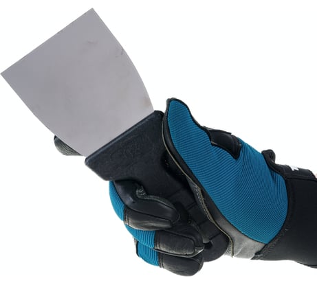 Шпательная лопатка СИБРТЕХ из нержавеющей стали, 80 мм, пластмассовая ручка 85433