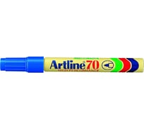 Перманентный маркер в алюминиевом корпусе Artline 70 наконечник 1.5 мм, синий EK70-310