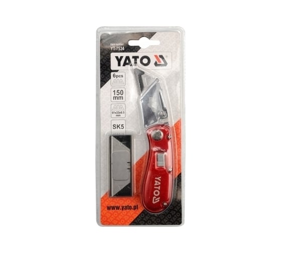 Складной нож YATO YT-7534