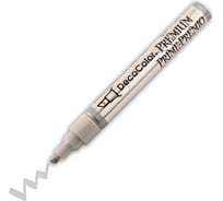 Лаковый маркер MARVY UCHIDA premium со скошенным наконечником, 1.5-4.5 мм, серебряный MAR350/SLV