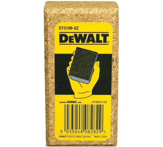 Полировальный брусок 40x60x100 мм DEWALT DT3199