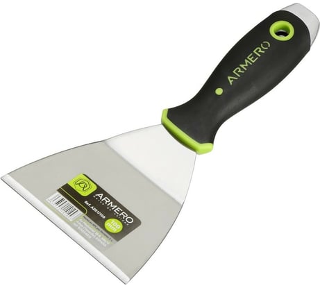 Шпатель-скребок Armero 100мм, нержавеющая сталь A201/100