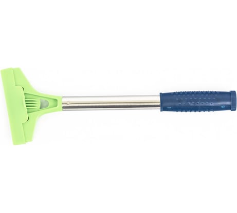 Скребок, фиксированное лезвие 100мм металлич, обрезиненная ручка, 250мм СИБРТЕХ 79541
