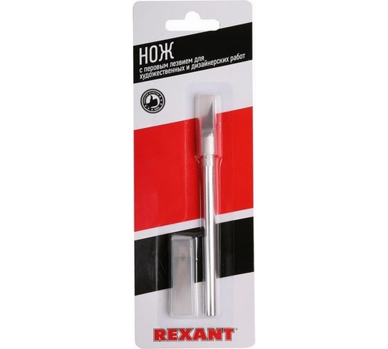 Нож с перовым лезвием REXANT 12-4910