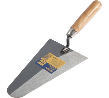 Кельма бетонщика ТУНДРА треугольная, деревянная рукоятка, 200 мм 1191796