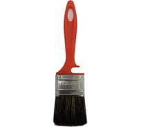 Плоская кисть BOHRER Водные краски 70 мм, смешанная черная щетина, 51x12 мм, красная пластиковая рукоятка 81041070