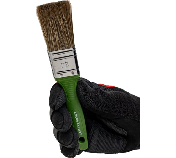 Флейцевая кисть, ПЭТ-кит. щетина, пластиковая лаковая ручка 30мм COLOR EXPERT 81463002
