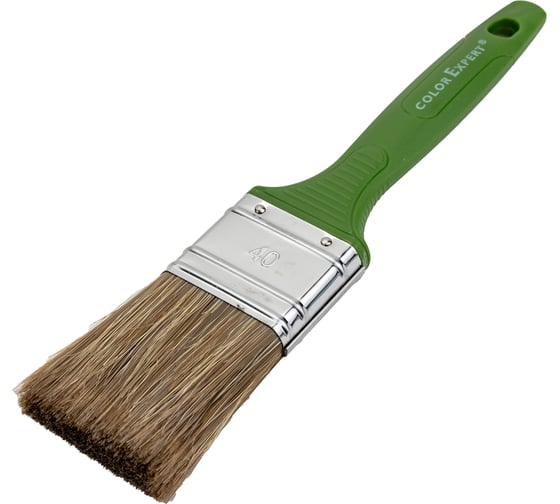 Флейцевая кисть, ПЭТ-кит.щетина, пластиковая лаковая ручка 40мм COLOR EXPERT 81464002