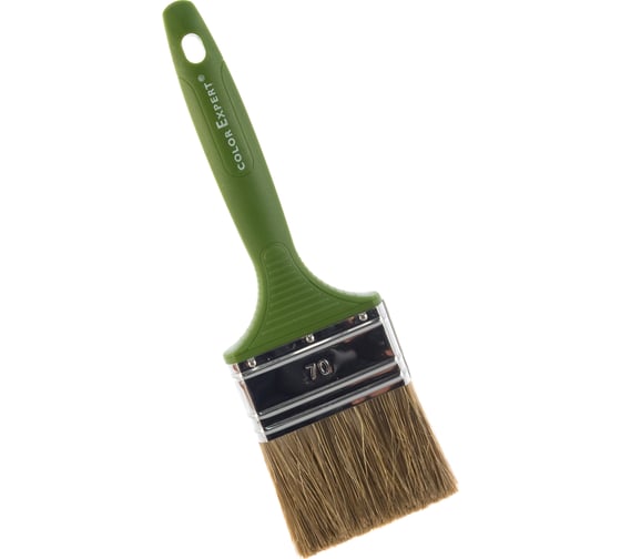 Флейцевая кисть, ПЭТ-кит.щетина, пластиковая лаковая ручка 70мм COLOR EXPERT 81467002