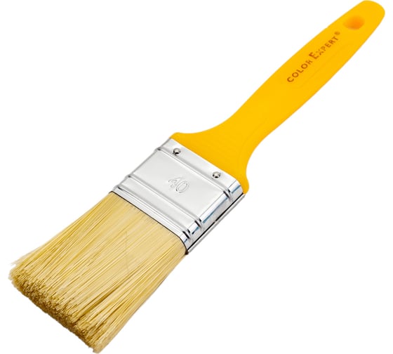 Флейцевая кисть, ПЭТ-щетина, пластиковая лаковая ручка 40мм COLOR EXPERT 81434002