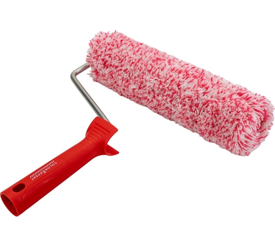 Полиакриловый ролик, красно-белые нитки COLOR EXPERT 250х47 84527502