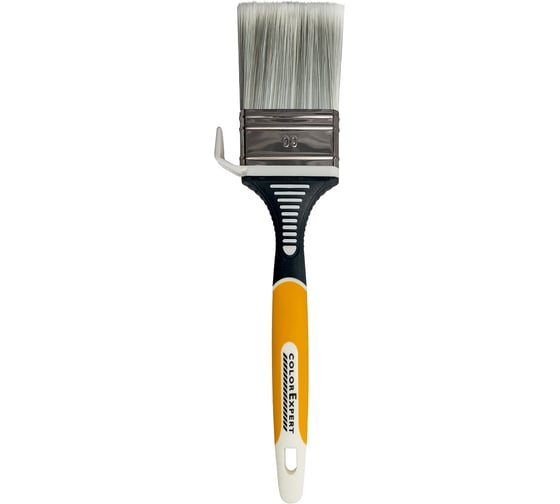 Флейцевая кисть 40мм, толщина 9мм ПБТ-микс серо-белая, 3К ручка COLOR EXPERT 81514002