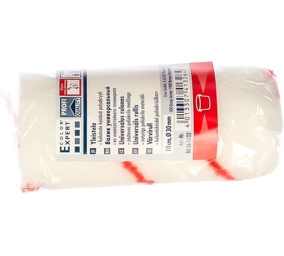 Валик полиакрил, красные полосы 100х30 COLOR EXPERT 86361002 1