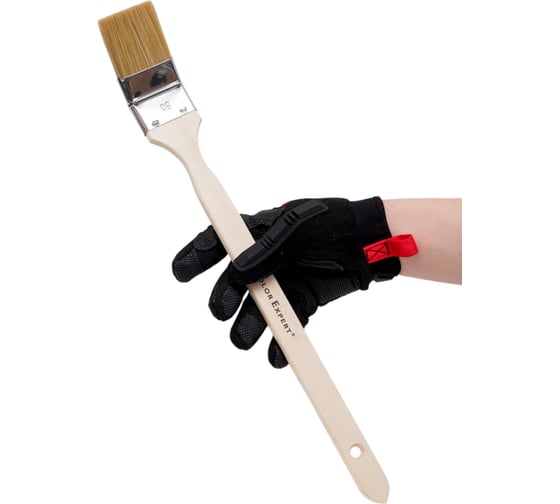 Радиаторная угловая кисть, светлая щетина, деревянная ручка 50мм COLOR EXPERT 81675002