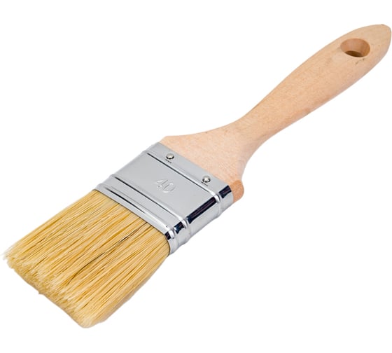 Плоская кисть, оправа нержавеющая сталь, 40мм COLOR EXPERT 81194002