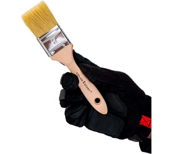 Плоская кисть, оправа нержавеющая сталь, 40мм COLOR EXPERT 81194002