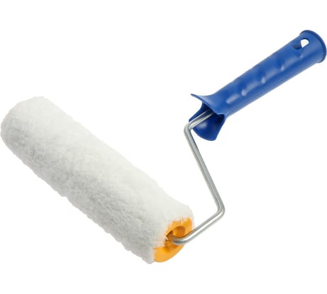 Валик ТУНДРА искусственный мех, 180 мм, рукоятка d=6 мм, D=42 мм, ворс 12 мм 2841264