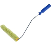 Мини-валик ТУНДРА полиакрил, 150 мм, рукоятка d=6 мм, D=15 мм, ворс 12 мм, зеленый 2840587