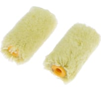 Мини-ролик ТУНДРА полиакрил, 60 мм, рукоятка d=6 мм, D=15 мм, ворс 11 мм, 2 шт. 2840608