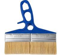 Кисть плоская Акор для лаков, ширина 200 мм, толщина 12 мм, Мастер 150 12 200
