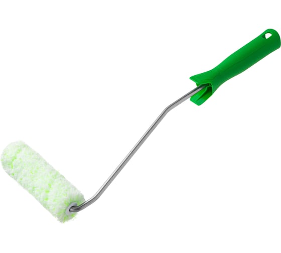 Мини-валик в сборе для работ по дереву Акор микрофибра, L 110 мм, L ручки 40 см 504 40 110