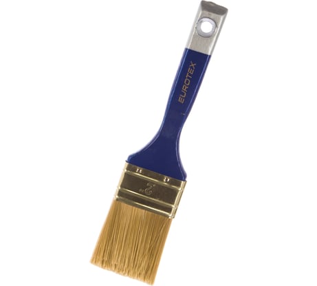 Плоская кисть ЕUROTEX 2" искусственная щетина деревянная ручка 010125-020