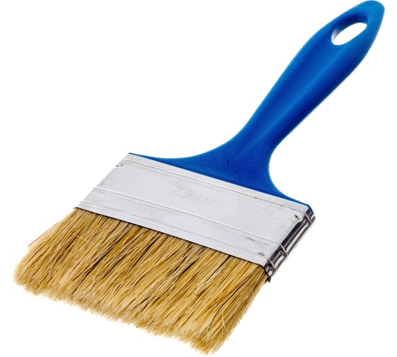 Плоская универсальная кисть REXANT 75х8 мм 89-0364