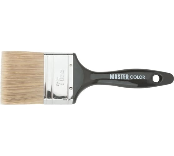 Флейцевая кисть MASTER COLOR Wood Master микс из 3-х видов щетины/филамента, 75x21x64 мм 30-0542