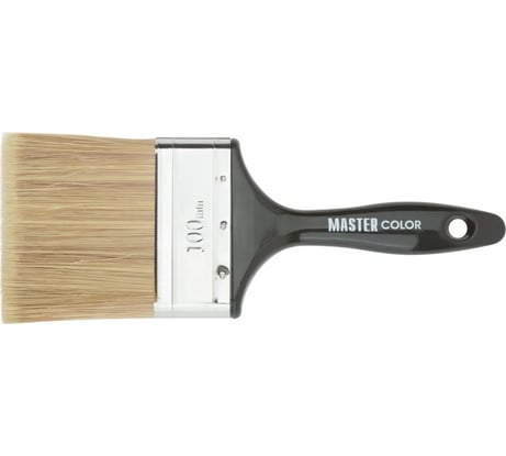 Флейцевая кисть MASTER COLOR Wood Maste микс из 3-х видов щетины/филамента, 100x22x89 мм 30-0543
