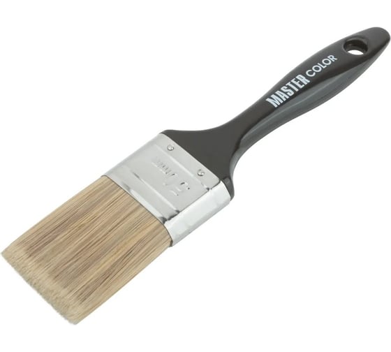 Флейцевая кисть MASTER COLOR Wood Master, микс из 3-х видов щетины/филамента, 50x18x64 мм 30-0541