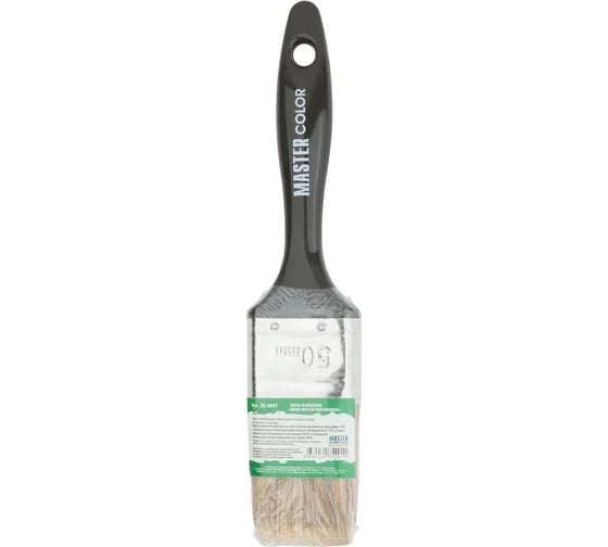 Флейцевая кисть MASTER COLOR Wood Master, микс из 3-х видов щетины/филамента, 50x18x64 мм 30-0541