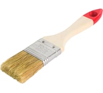Плоская кисть Toolberg "Классик-стандарт" натуральная щетина, деревянная рукоятка, 38 мм ЛА-00001925
