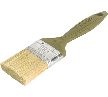 Плоская кисть Toolberg "Микс-стандарт" смешанная щетина, пластиковая рукоятка, 50 мм ЛА-00001944