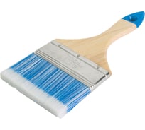 Плоская кисть Toolberg "Лазурит-стандарт" искусственная щетина, деревянная рукоятка, 100 мм ЛА-00001974