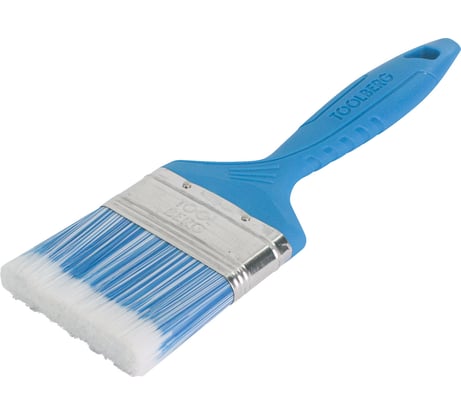 Плоская кисть Toolberg "Лазурит-стандарт" искусственная щетина, пластиковая рукоятка, 63 мм ЛА-00001979