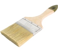 Плоская кисть Toolberg "Микс-стандарт" смешанная щетина, деревянная рукоятка, 75 мм ЛА-00001940