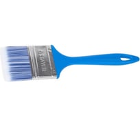 Кисть для воднодисперсионных и акриловых ЛКМ STAYER MASTER АQUA плоская, искусственная щетина, пластиковая ручка, 2/50мм 01072-50