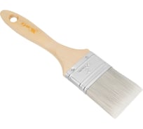 Плоская кисть для лаков MTX евро, 2", искусственная щетина, деревянная ручка 83087