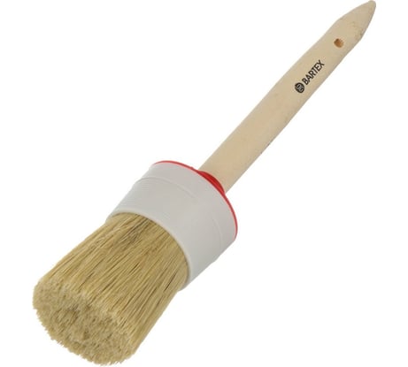 Круглая кисть BARTEX Евро d55 мм, №16, 55 мм, рукоятка дерево 134184