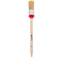 Круглая кисть BARTEX d25 мм, №4, 1", 42 мм, рукоятка дерево 134178